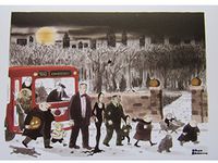 The Addams Family ~ 10 blank notecards with envelopes