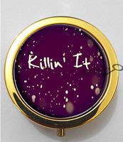 BlackKey Killin it 3-Compartment Decorative Pocket Gift Box Case Organizer for Pill, Color 2 -866