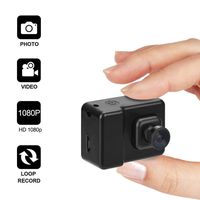 WEKE E5 Mini Camera, Hidden High Definition Portable Small Nanny/Pet Home Surveillance Camera, Black