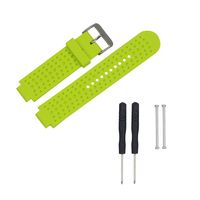 Cicitop Silicone Watch Band Replacement Wrist Band for Garmin Forerunner230/235/630/735 GPS Watch（Lime Color）