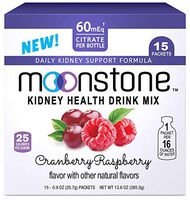 Moonstone Kidney Health & Hydration Beverage | Cranberry Raspberry | 60mEq of Citrate | Patented Formula