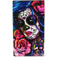 Printed Hard Box Cigarette Case for Full Pack, Fits 100s, Regulars - Sugar Skull