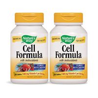 Nature's Way Antioxidant Formula, 25,000 IU Beta-Carotene, 100 Tablets, Pack of 2