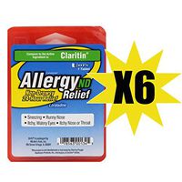 Uni's Allergy Non-Drowsy Relief for up to 24 Hours, 6 Count (1 Tablet) Relieving All Your Allergy Symptoms Like Sneezing, Runny Nose, Itchy, Watery Eyes, Itchy Nose or Throat.