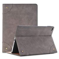 2019 iPad Mini 5th Gen Case, YiMiky Luxury PU Leather Book Cover Case with Card Holder Kickstand Lightweight Slim Folio Case Protection for 7.9 Inch iPad Mini 5 2019/ iPad Mini 4 2015 - Grey