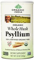 Organic India Whole Husk Psyllium, 12-Ounce (Pack of 2)