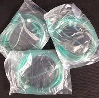 WellieSTR Soft Nasal Oxygen turbing,Labs Oxygen Tubing, 5 Feet(1.5metters),Green Tubing - 20 Pack