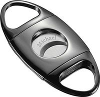 Personalized Visol Darth High Polish Gunmetal Cigar Cutter