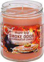 Smoke Odor Exterminator 13 oz Jar Candles Maple Leaf, Pack of 2