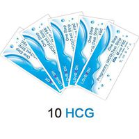 LOVEXOK Pregnancy (HCG) Test Strip (Pack of 10) (LOVEXOK-HCGS10-1, Blue)