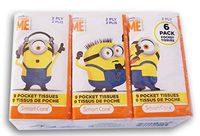 Despicable Me Minions Themed Tissues - 6 Packs