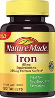 Nature Made Iron 65 mg Tablets 180 ea - Pack of 2