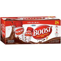BOOST ORIGINAL Complete Nutritional Drink, Chocolate Sensation, 8 fl oz Bottle, 24 Count