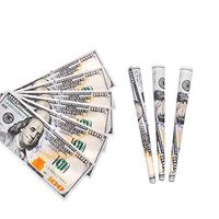 MAYBAO $100 Dollar Bill Rolling Papers King Size Cigarette Tobacco Rolling Papers with Tips (100Dollar + Tips)