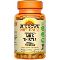 Sundown Milk Thistle 240mg , 60 Capsules ea ( Pack of 8)