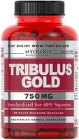 Myology Tribulus Gold Standardized Extract 750 mg-90 Capsules