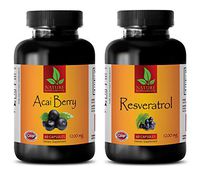 antioxidant Diet - ACAI Berry - RESVERATROL - Combo - acai Diet - (2 Bottles Combo)