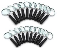 20 Pack Magnifying Glasses, 3X Magnification, 5.75" Focal Length - Great for Classrooms - Eisco Labs