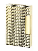 S.T. Dupont 16433 Ligne 2 Lighter Firehead Goldsmith Gold