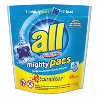 SUN PRODUCTS Mighty Pacs Super Concentrated Laundry Detergent, 48 Pacs, New