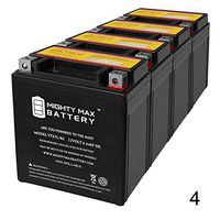 Mighty Max Battery YTX7L-BS 12V 6Ah Battery Replaces Honda SH i - 125 2009-2012 - 4 Pack Brand Product