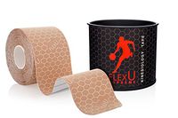 FlexU Supreme; Skin Tone Kinesiology Tape; Pre-Cut 1 Roll Pack; Therapeutic Recovery Sports Tape; Advanced Strength & Flexibility Properties; Longer Lasting; Professional Grade