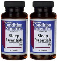 Swanson Sleep Essentials - 2 Bottles Each of 60 Caps