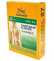 Tiger Balm Plaster (Cool) 10cm x 14cm (27 Patches) - for Back and Shoulder Blades (Hong Kong Version) HKP-04619