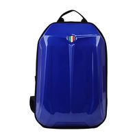 ArtST Motorcycle Bike Hard Shell Backpack 15.6" Laptop daypack (blue)
