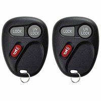 KeylessOption 2 Replacement 3 Button Keyless Entry Remote Control Key Fob Compatible with 15042968