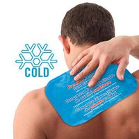 Rapid Relief Reusable Cold Compress for Bumps, Bruises, sprains, Muscle Aches and migraine Pain 8” x 12” Large
