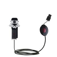Gomadic Compact and Retractable USB Charge Cable for Zoom Q8 Handy Video Recorder - USB Power Port Ready Design and uses TipExchange