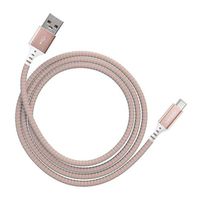 Ventev Charge Sync Alloy USB-A to USB-C 2.0 Cable 4ft (Rose Gold)
