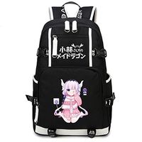 YOYOSHome Anime Miss Kobayashi's Dragon Maid Cosplay College Bag Bookbag 16'' Laptop Bag Daypack Rucksack Backpack School Bag (1)