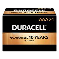 Duracell MN2400BKD CopperTop Alkaline Batteries, AAA, 144/CT