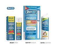 QuitGo Light Smokers Kit, Daily Support Package 4 in1 to Stop Smoking, Supports Calming Relief for Quitting Tobacco Cigarettes, and Nicotine Aid Addiction, Light Smokers Quit Kit (Oxygen)