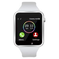 Smart Watch - Wzpiss Bluetooth Smartwatch Touchscreen Wrist Watch Sports Fitness Tracker with Camera Pedometer SIM/SD Card Slot Compatible Samsung Android iPhone iOS for Kids Women Men (White)