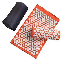 Lotus Acupuncture Massage Pads Back and Neck Pain Relief Acupressure Mat and Pillow Set Relieves Stress, Back, Neck, and Sciatic Pain