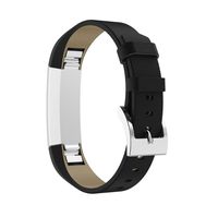 HP95(TM) For Fitbit Alta Accessories, Classic Leather Watch Band With Metal Connectors For Fitbit Alta/Fitbit Alta HR (C)