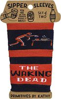 Primitives by Kathy - To-Go Coffee Cup Reusable Knit Insulator Sleeves, "Walking Dead," 2 Pack