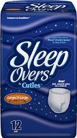 SleepOvers® Youth Pants, Case of 60, Small/Medium, 45-65lb