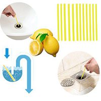 AOCKS Magic Clean Sticks 24pcs/Set Keeps Drains &Pipes Clear Professional Tool and Odor Free As Seen On TV (Yellow)