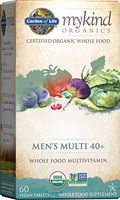 Garden of Life Multivitamin for Men - mykind Organic Men's 40+ Whole Food Vitamin Supplement, Vegan, 60 Tablets