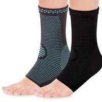 HaveDream Ankle Brace Compression Support Sleeve (2Pairs) for Injury Recovery, Joint Pain and More. Plantar Fasciitis Foot Socks with Arch Support, Eases Swelling, Heel Spurs, Achilles Tendon (XL)