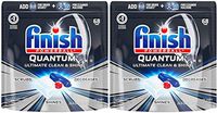 Finish - Quantum - 68ct - Dishwasher Detergent - Powerball - Ultimate Clean & Shine - Dishwashing Tablets - Dish Tabs Pack of 2