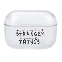 Raleighsee Strange Things Cartoon Airpods Pro PC Hard Shell Protective Case Anti-Fall Portable Bluetooth Headphone Box Protective Cover(Style3)