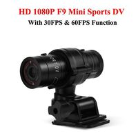 Full HD 1080P Mini Sports DV Camera,Waterproof Action Camcorder Built in Mic for Bike Motorcycle Action Video Outdoor Sports Support TF Card with 120 Degree Wide Lens