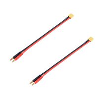 Jrelecs Xt60 Charging Cable with Banana Plugs for DJI Phantom Battery 2pcs(12AWG)