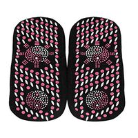 Unisex Self Heating Magnetic Health Care Socks Tourmaline Magnetic Therapy Comfortable Breathable Massage Socks (Black)