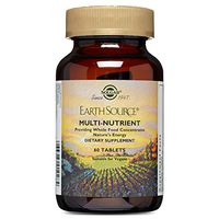 Solgar Earth Source Multi-Nutrient Tablets Providing Whole Food Concentrates, 60 Tablets - Contains Vitamins A, C, E & More - Zinc for Healthy Immune System Support - Vegan, Dairy Free - 20 Servings